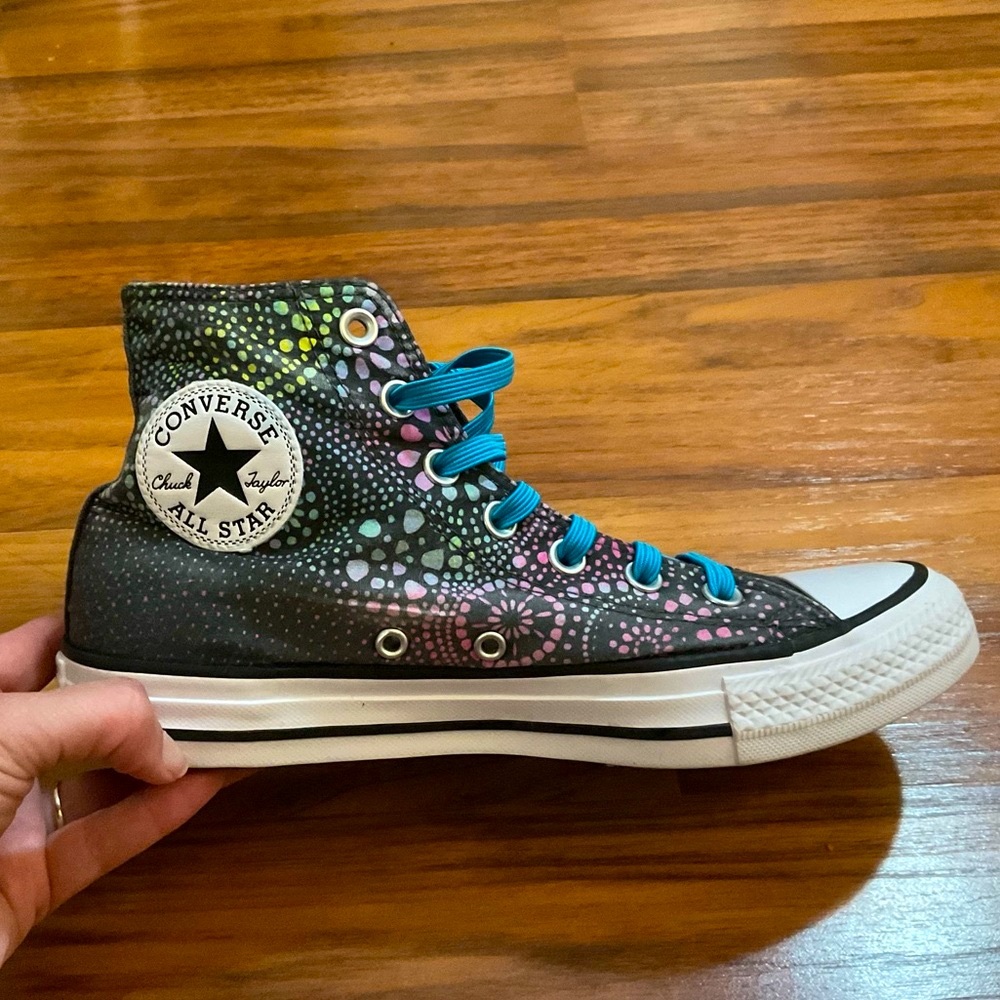 Converse Rainbow Batik Mandala Rare. CTAS. Chuck Taylor All Stars. High Top 8.